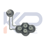 Bağlantı Parçası Düğme Buton Bosch 4+1 Gri 87186507420