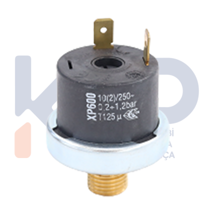 Su Basınç Sivici Mater 2 li Bağlantılı Pirinç 1/4 Baxi, Baymak 9951690, JJJ009951690, Ariston 995903, 64202146, Sime 6037502