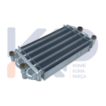 Ana Eşanjör 270mm Protherm Süsler 255350820101, 0020025297, Fondital Nova Florida 255350820101